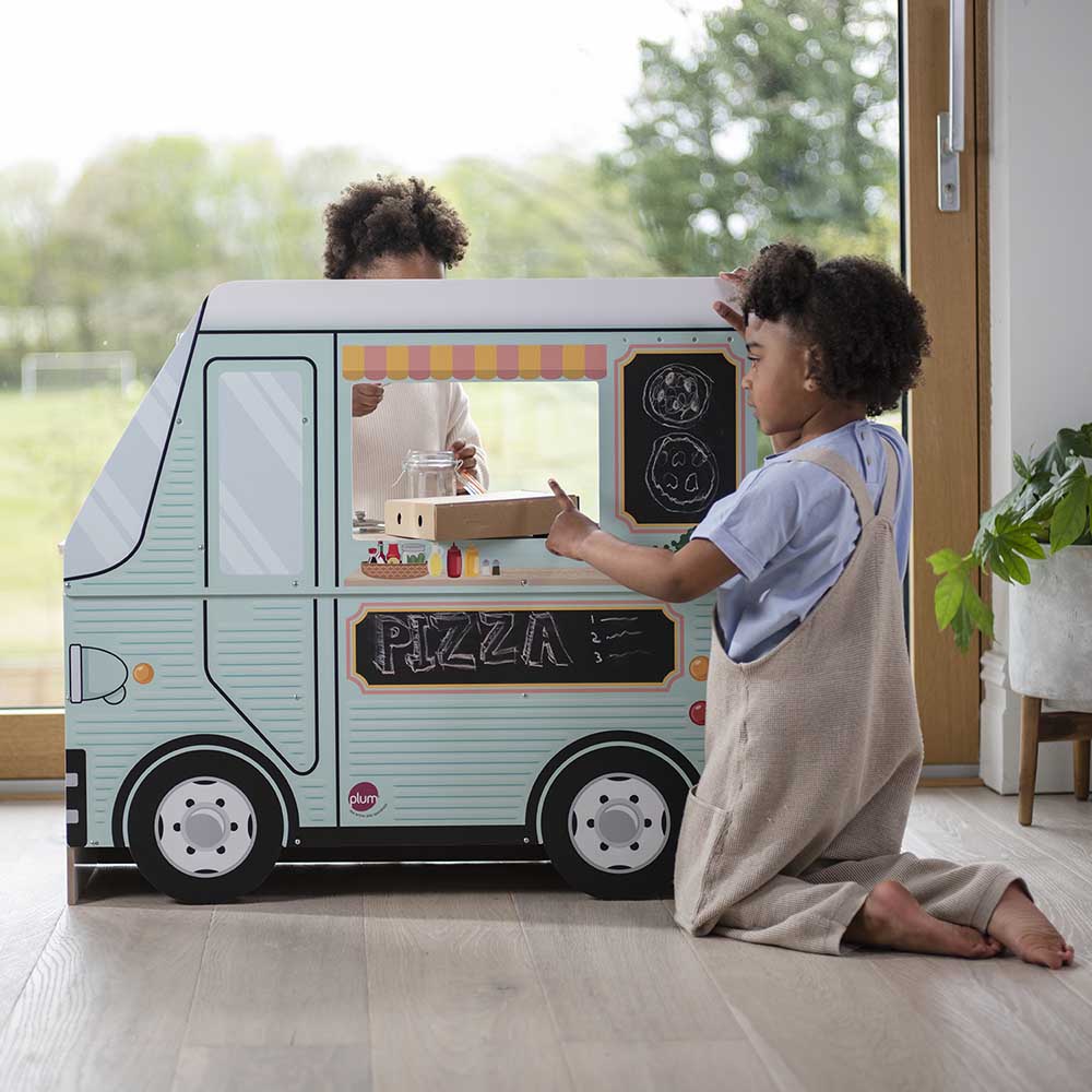 Plum 2-in-1 Wooden Street Food Truck & Kitchen Playset