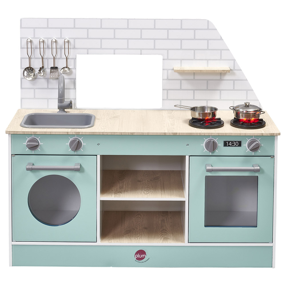 Plum 2-in-1 Wooden Street Food Truck & Kitchen Playset