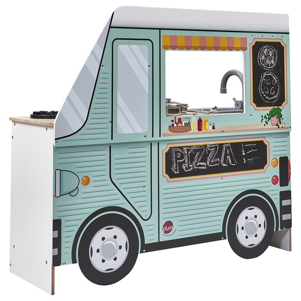 Plum 2-in-1 Wooden Street Food Truck & Kitchen Playset