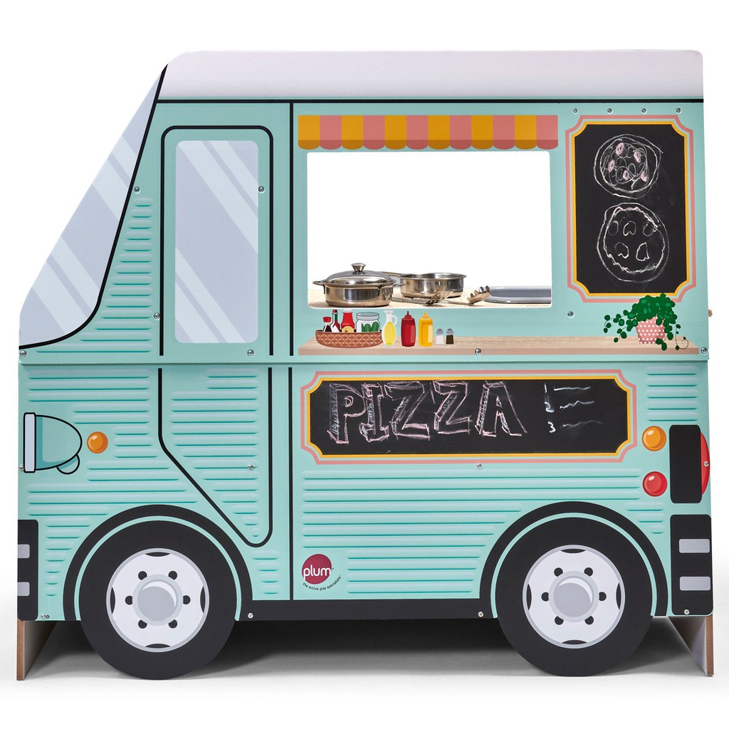 Plum 2-in-1 Wooden Street Food Truck & Kitchen Playset