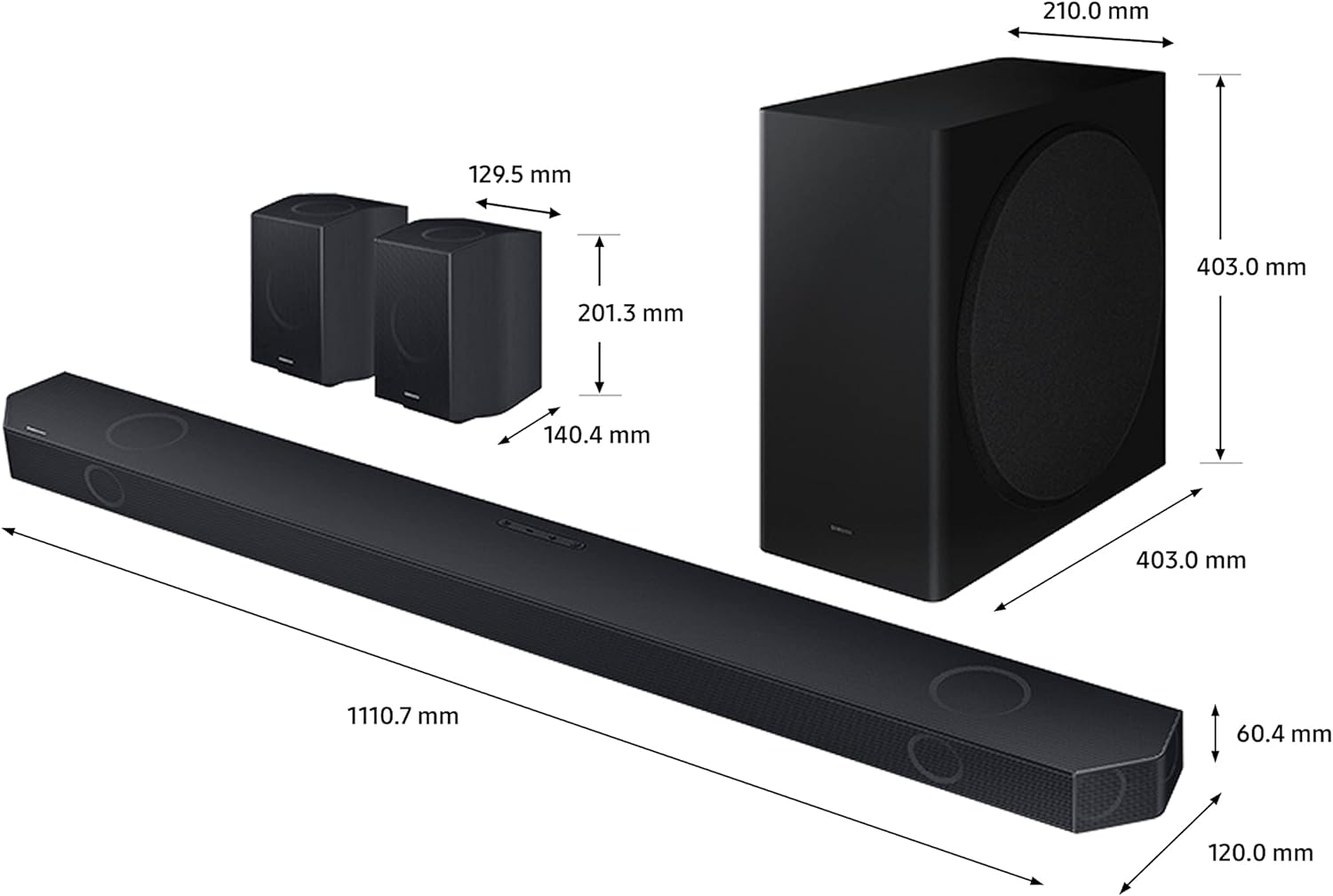 Samsung 9.1.4CH Wireless Dolby Atmos Soundbar HW-Q930C/ZN