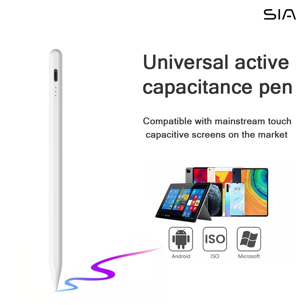 SIA Universal Capacitive Stylus Pen - White