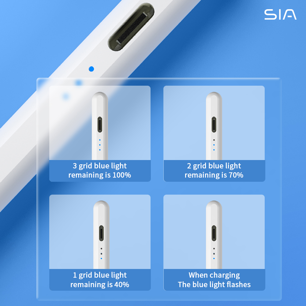 SIA Universal Capacitive Stylus Pen - White