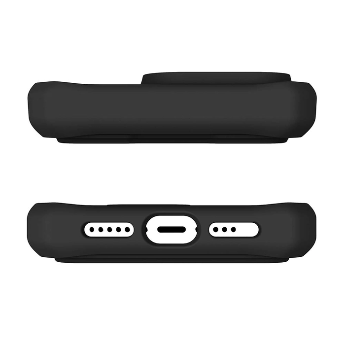 Itskin Hybrid Magfolio Leather Case For iPhone 15 Pro Max - Black