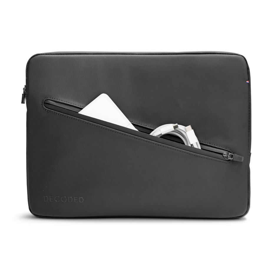 Decoded Macbook Pro Sleeve 13/14 Inch With Zipper - Black