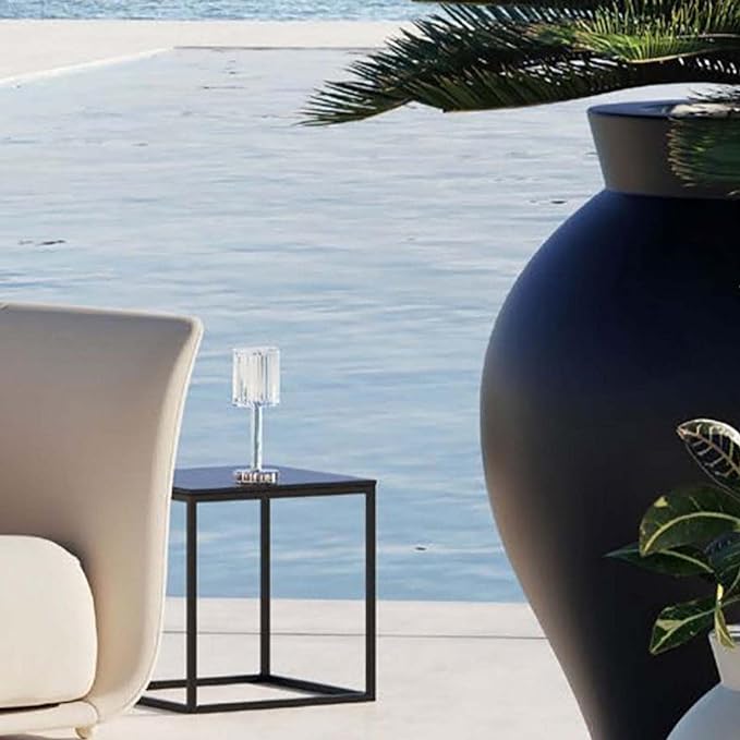 Touching Control Gatsby Crystal Lamps for Bedrooms, Cordless Table Lamp with USB Port 3-way Dimmable Nightstand Lamp for Home Decor