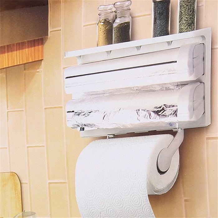 Triple Paper Dispenser - White