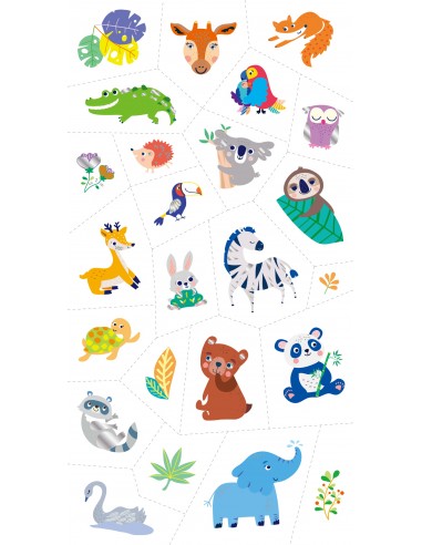 Avenir Tattoo Sticker – Jungle Animal