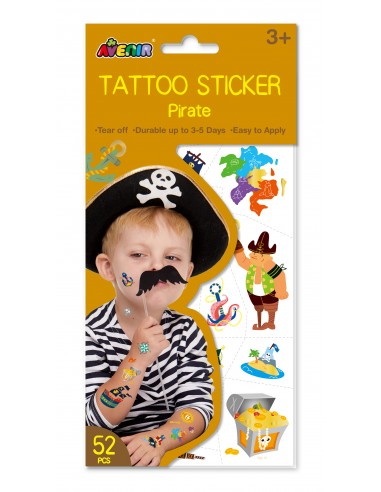 Avenir Tattoo Sticker-Pirate