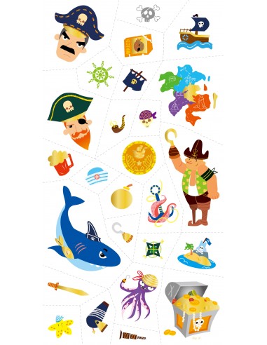 Avenir Tattoo Sticker-Pirate