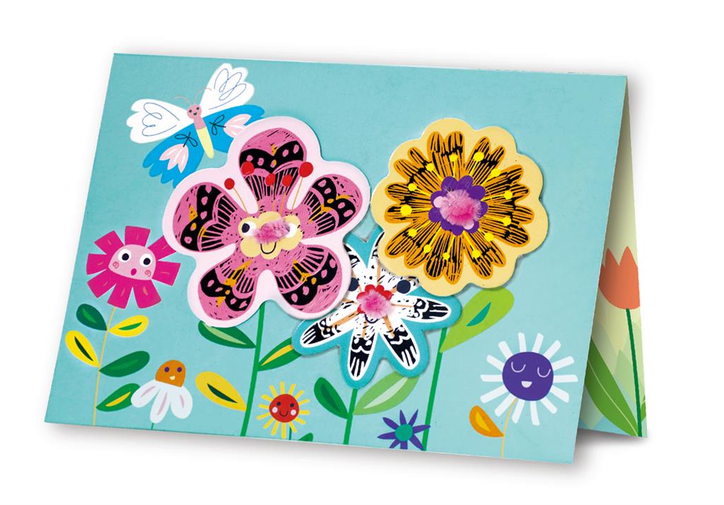 Avenir - Scratch Greeting Card - Flowers