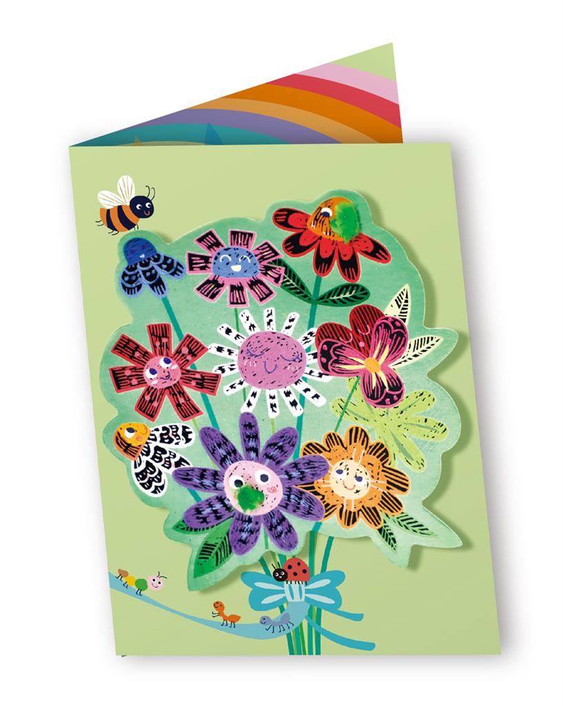 Avenir - Scratch Greeting Card - Flowers