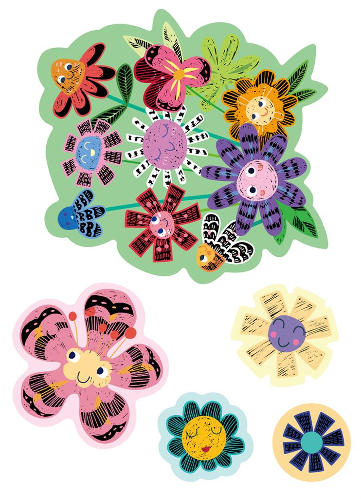 Avenir - Scratch Greeting Card - Flowers