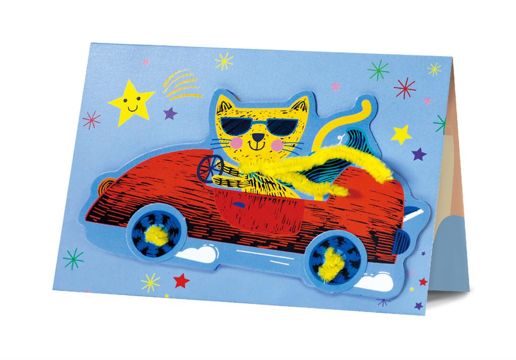 Avenir - Scratch Greeting Card - Cars