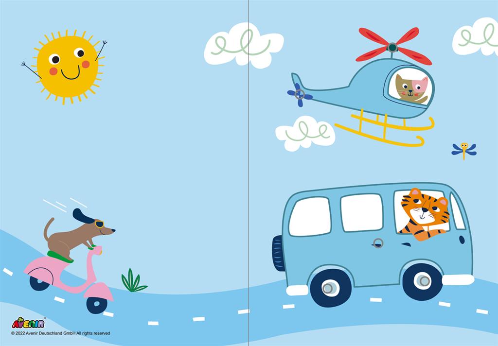 Avenir - Scratch Greeting Card - Cars