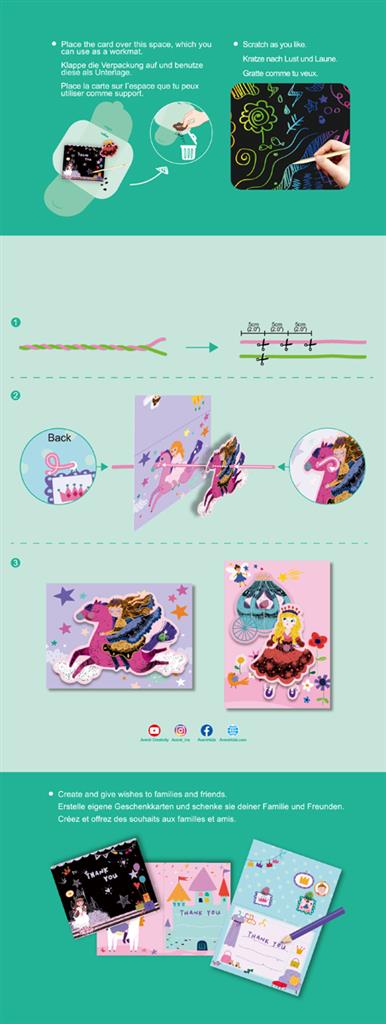 Avenir - Scratch Greeting Card - Princess