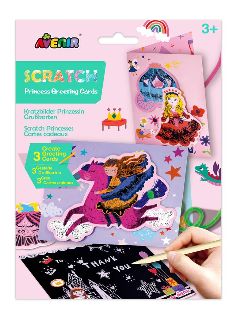 Avenir - Scratch Greeting Card - Princess