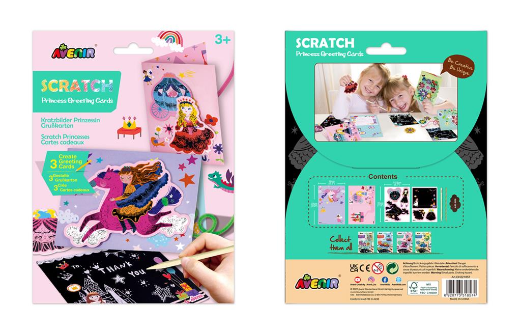 Avenir - Scratch Greeting Card - Princess
