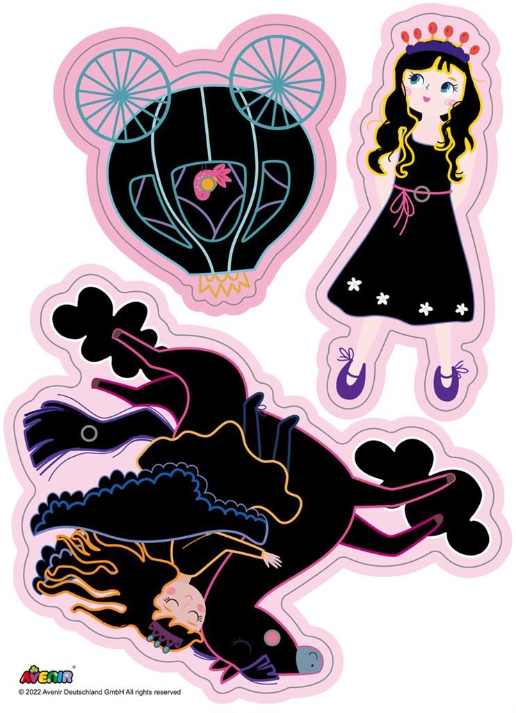 Avenir - Scratch Greeting Card - Princess