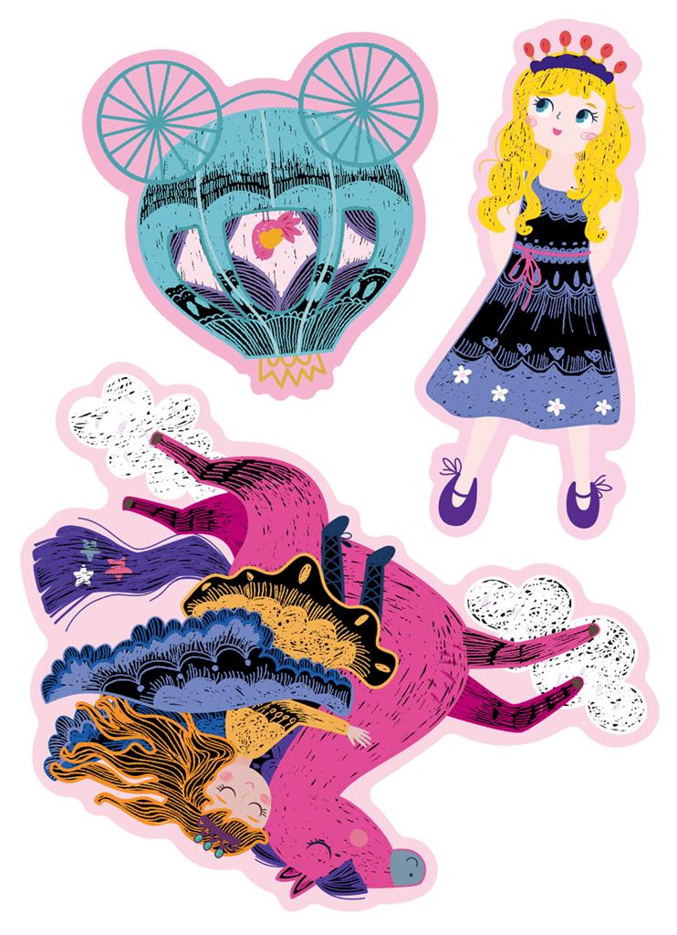 Avenir - Scratch Greeting Card - Princess