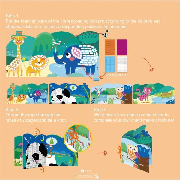 Avenir Create My First Story Book Wild Animals