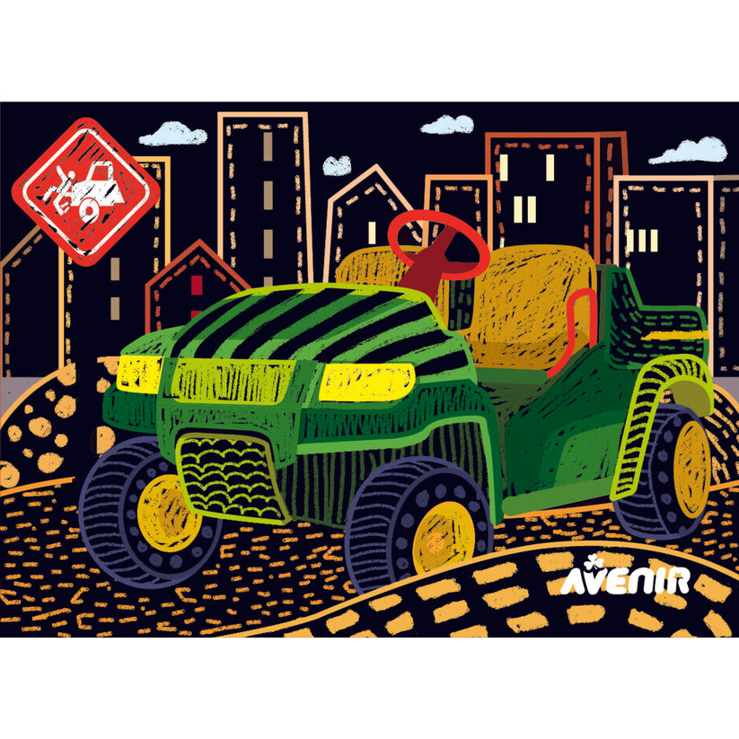 Avenir Scratch Art Kit 8 Construction