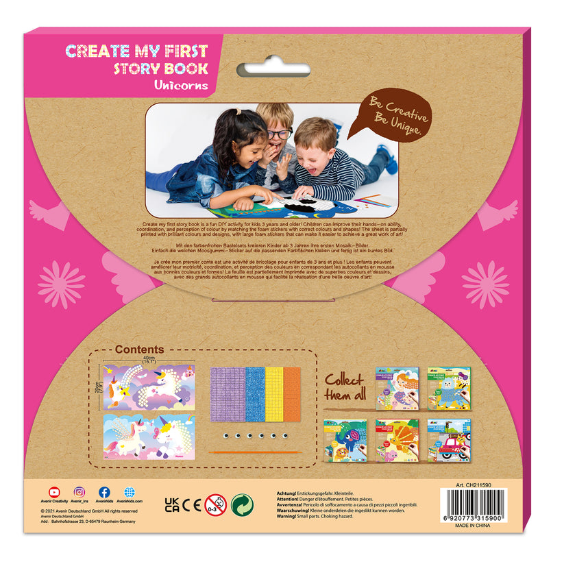 Avenir Create My First Story Book Unicorns