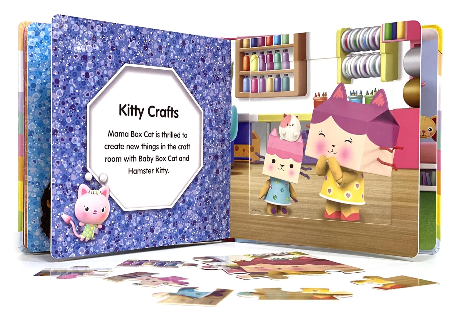 Phidal Uni. Gabby's Dollhouse My First Puzzle Book