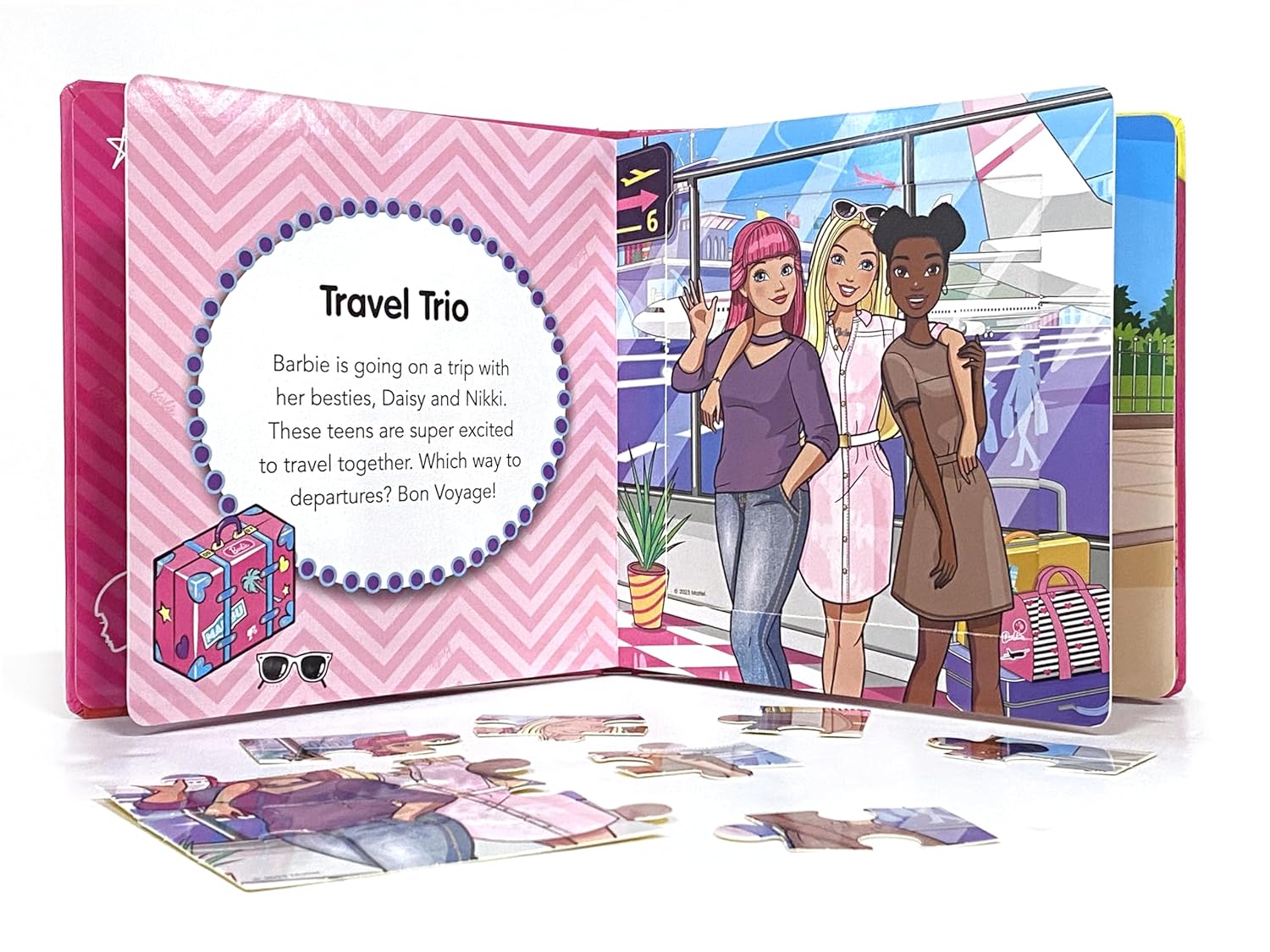 Phidal Mattel Barbie My First Puzzle Book