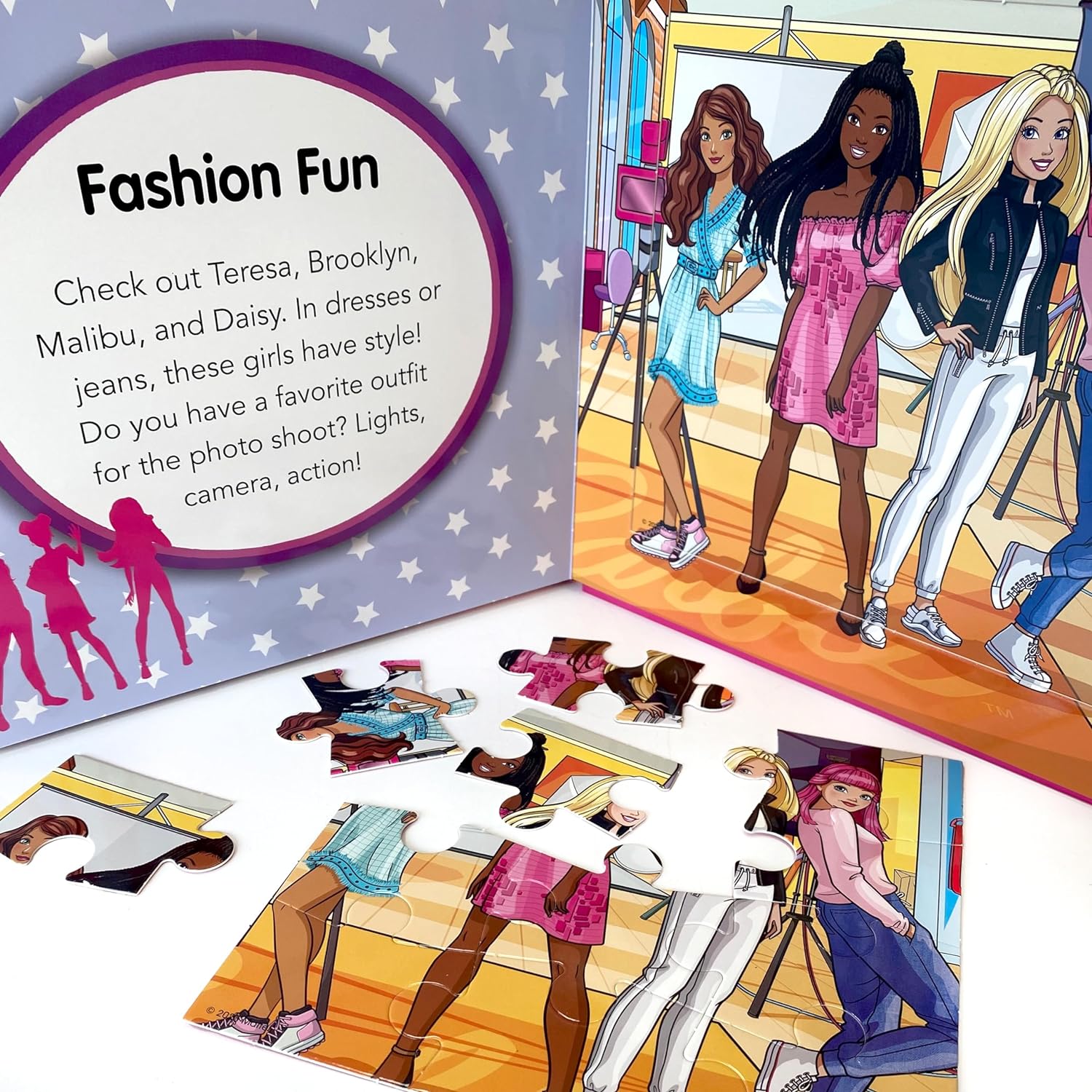 Phidal Mattel Barbie My First Puzzle Book