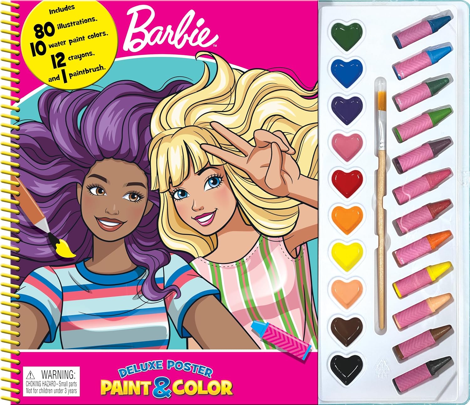 Phidal Barbie Deluxe Paint Poster