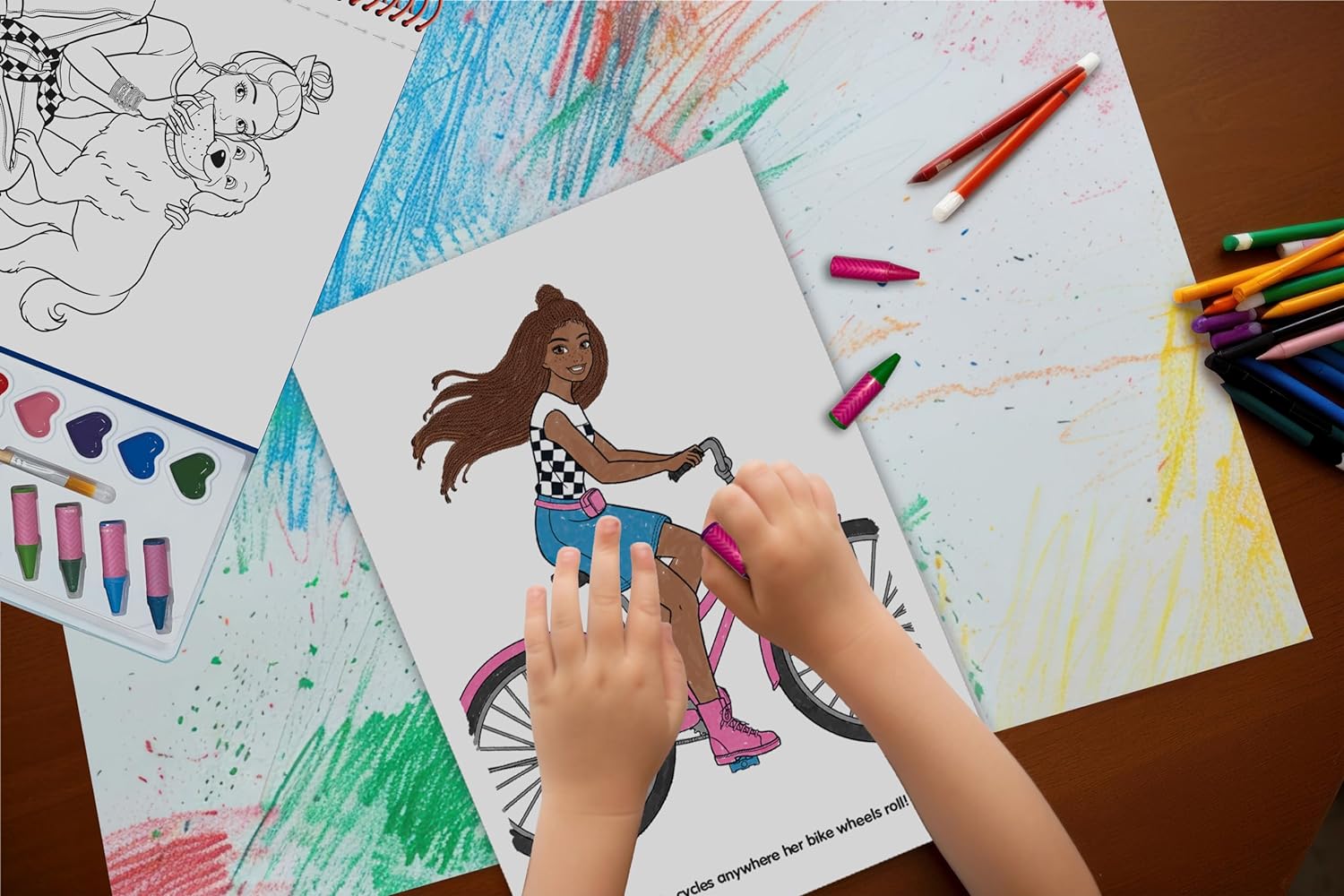 Phidal Barbie Deluxe Paint Poster