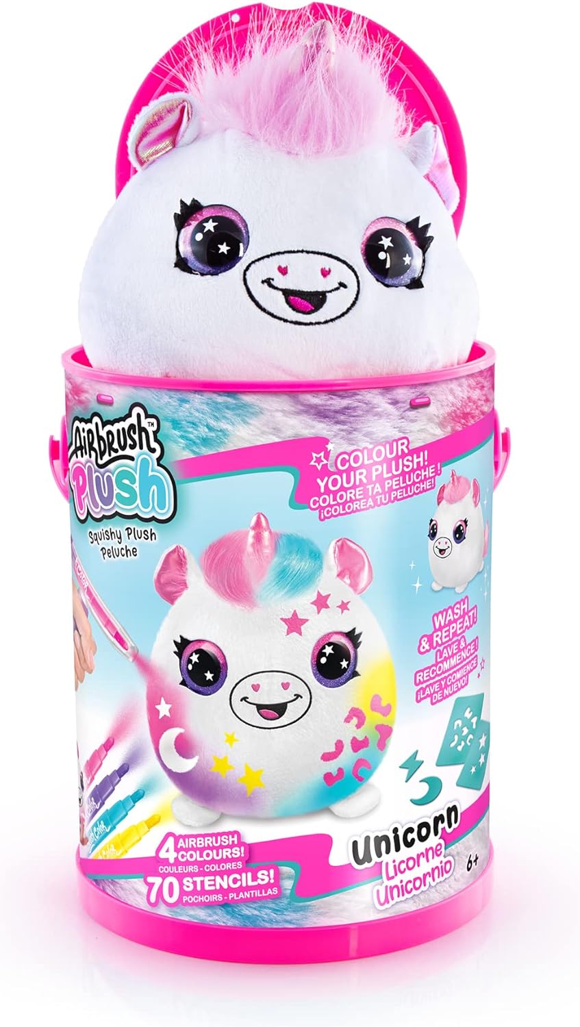 Canal Toys Airbrush Plush Squish Pals Paint Can