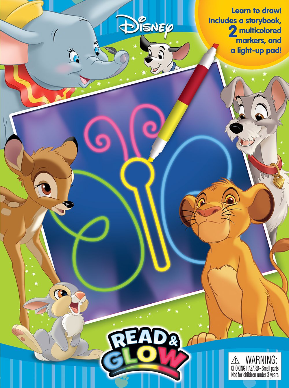 Phidal Disney Animals Read & Glow