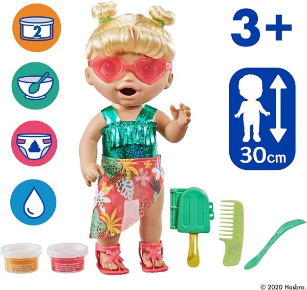 Baby Alive Hasbro Sunshine Snacks Blonde Hair F1680