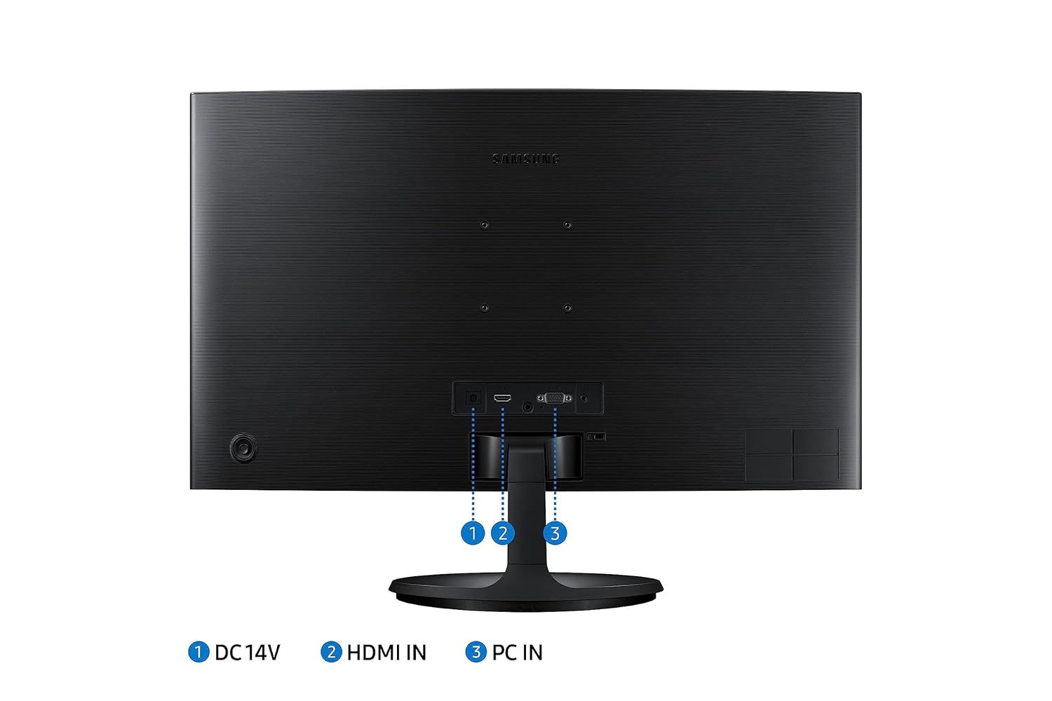 Samsung 1800R LS24C360EAMXUE FHD Curved Monitor 24inch