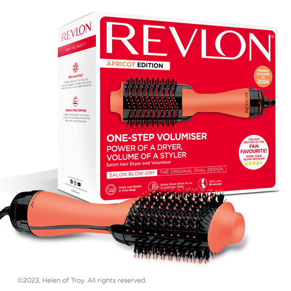 Revlon One-Step Hair Dryer And Volumiser Apricot Edition