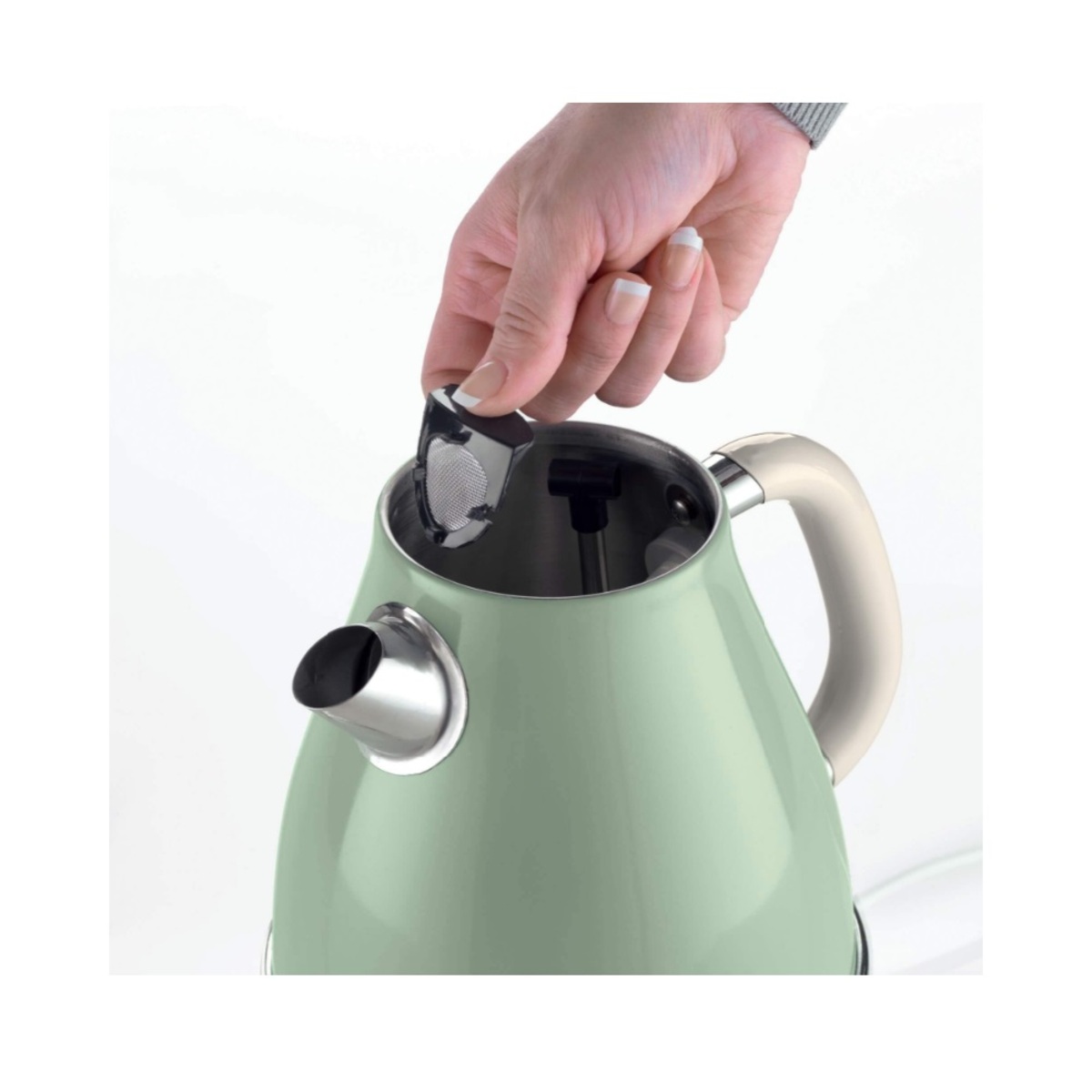 Ariete Vintage Kettle Green 2000 Watts 1.7 Liters, Green