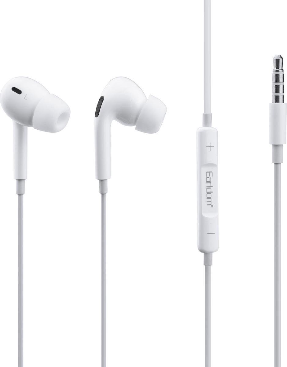 Earldom ET-E31 Stereo Earphones with 3.5mm Audio Jack Input - White