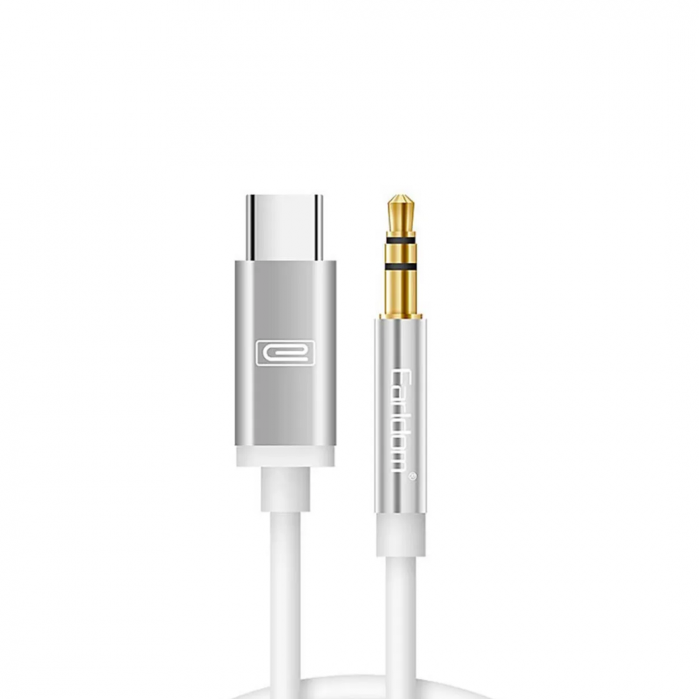 Earldom ET-AUX28 USB Type-C to 3.5mm Audio Jack Cable -1 Meter
