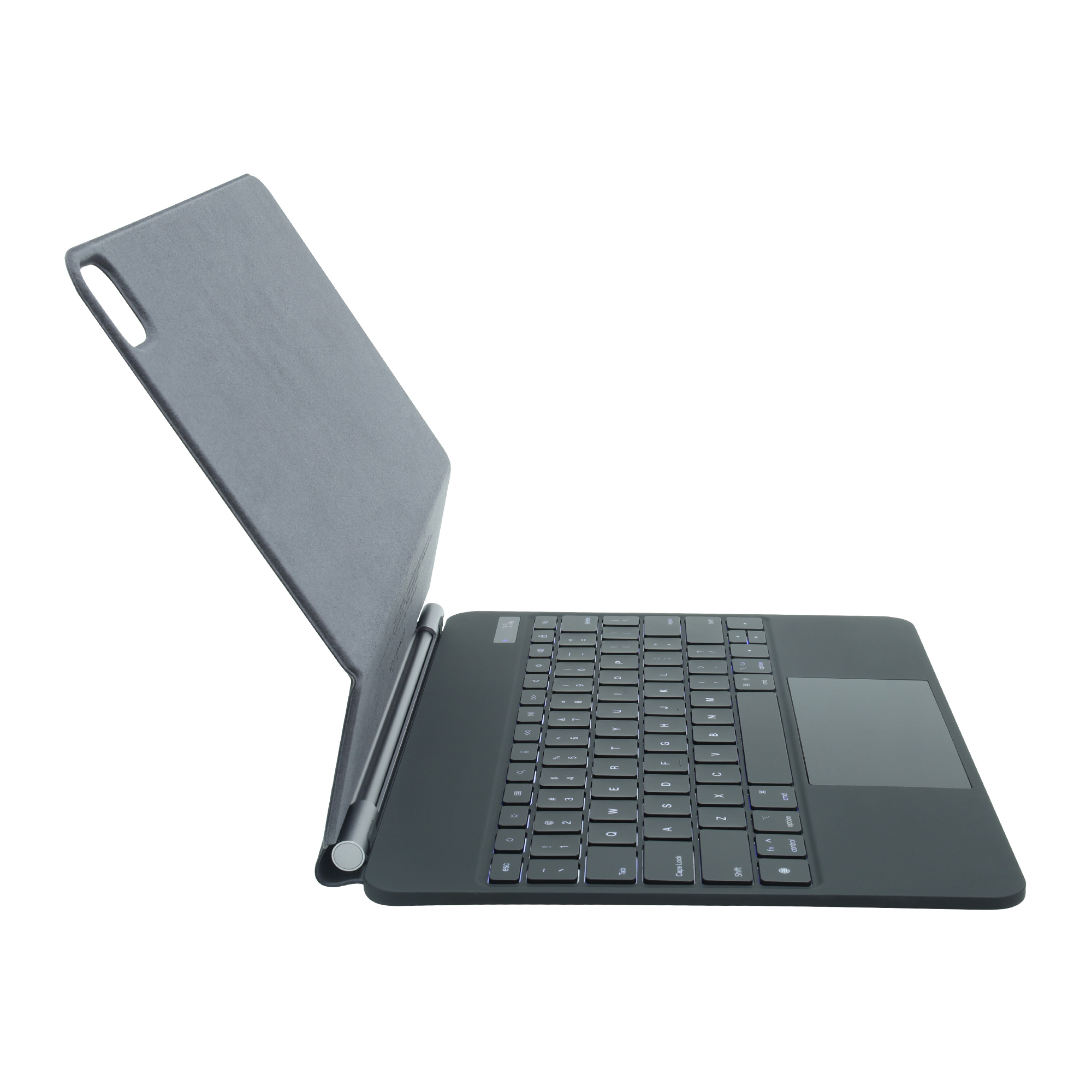 SIA Arabic layout Magic Keyboard Case With LED Power Display For iPad Pro 12.9 Inch 2018-2022 - Backlight - Black