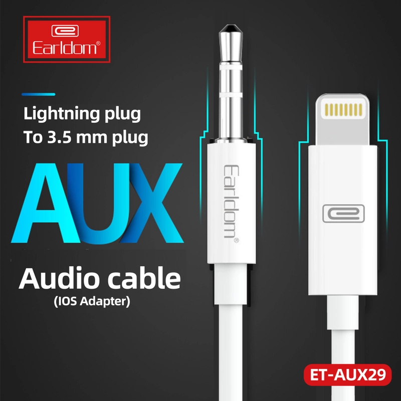 Earldom Et-aux29 100cm Aux Cable to Lighting