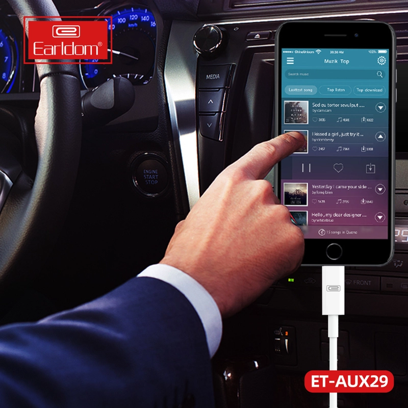 Earldom Et-aux29 100cm Aux Cable to Lighting