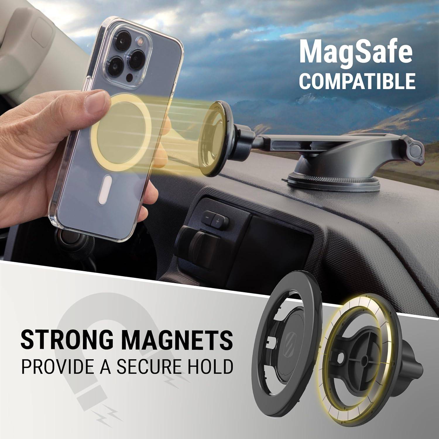 Scosche Magicmount&trade; Select Magsafe Window/Dash Mount