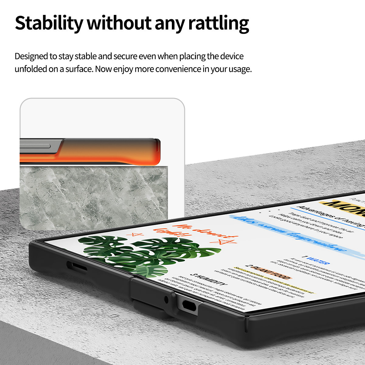 Araree Nukin 360 SP Black Kickstand Case with S Pen Slot & Hinge Protection - For Samsung Galaxy Z Fold 6 - Black