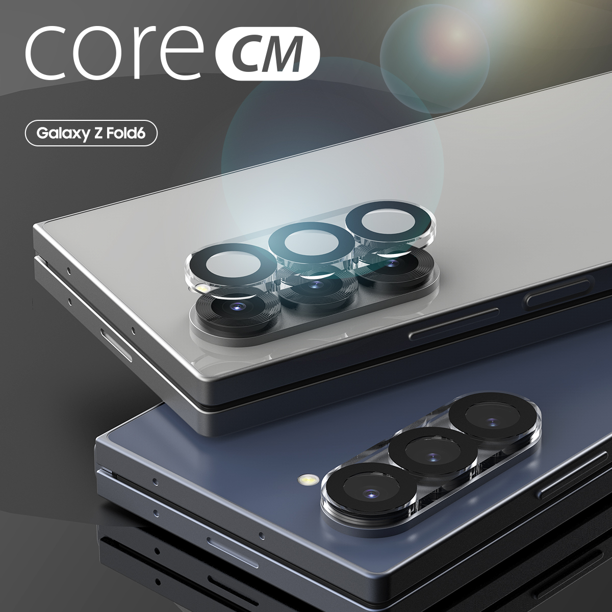 Araree C-Sub Core Camera Lens Protector Tempered Glass For Z Fold 6 - Clear