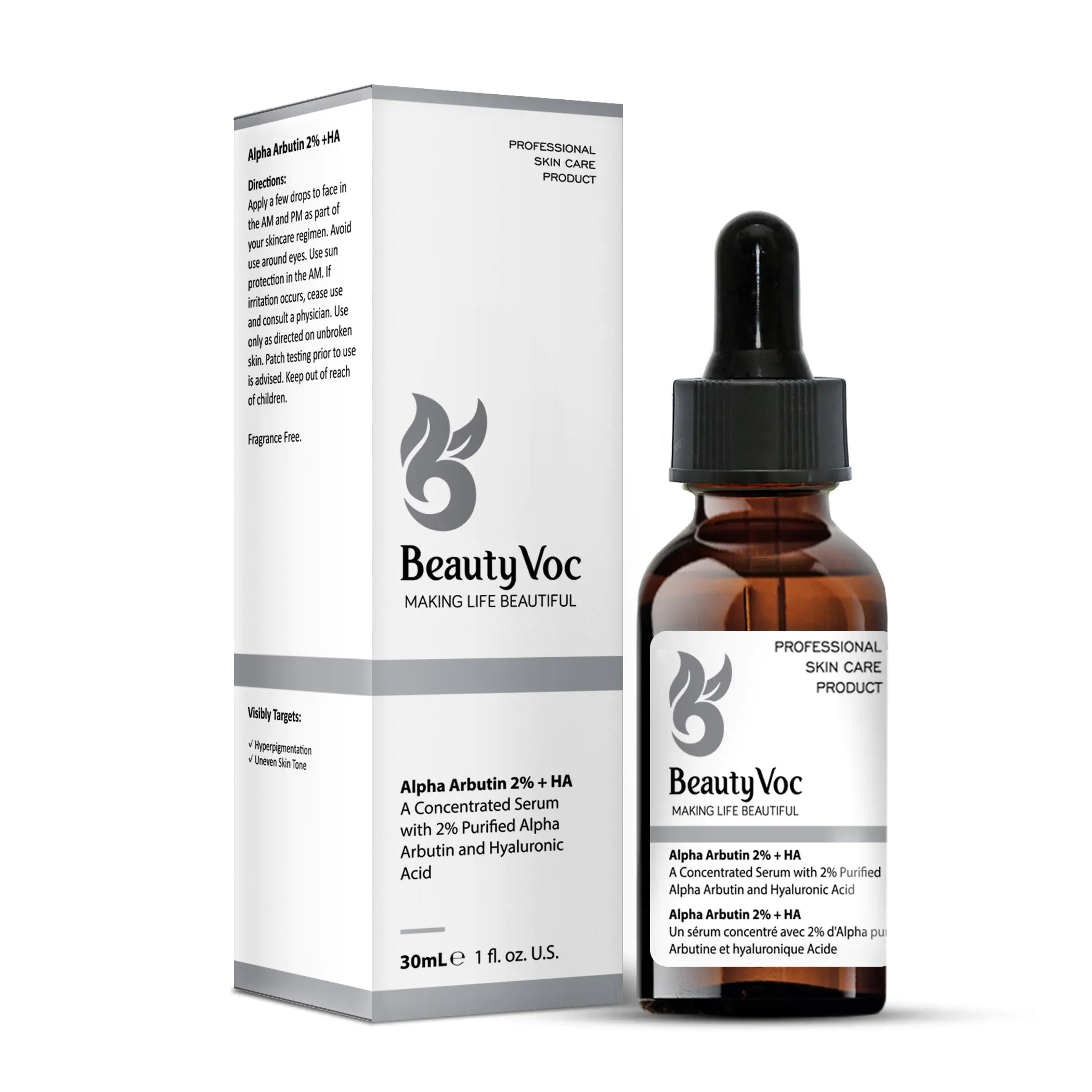 Beauty Voc Alpha Arbutin 2% + HA Serum
