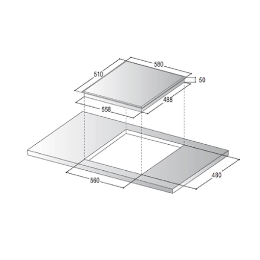 Startec Gas Hob 60 cm