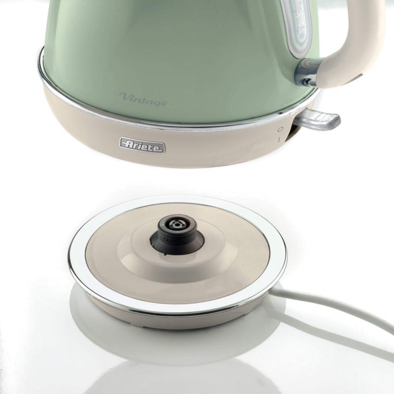 Ariete Vintage Kettle Green 2000 Watts 1.7 Liters, Green