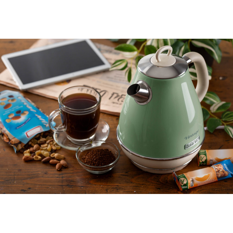 Ariete Vintage Kettle Green 2000 Watts 1.7 Liters, Green